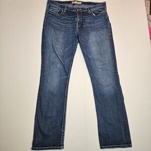 BKE Drew Bootcut Jeans‎ Women's 34x33.5 Medium Wash Stretch Denim